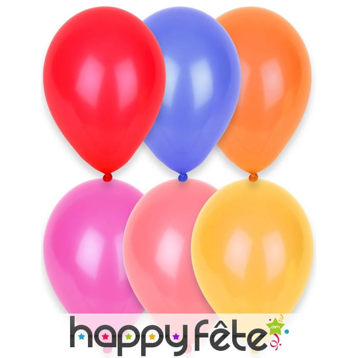 Sachet de 24 ballons de 25cm