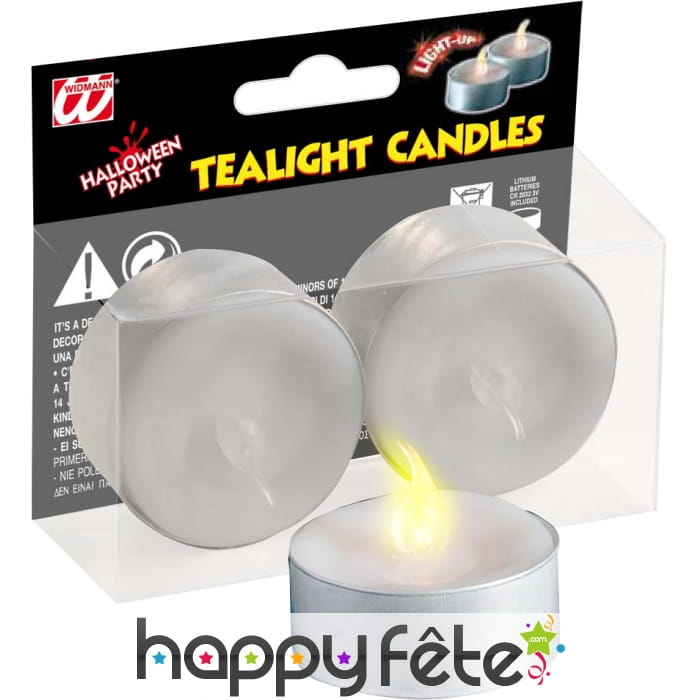 Set de 2 bougies led