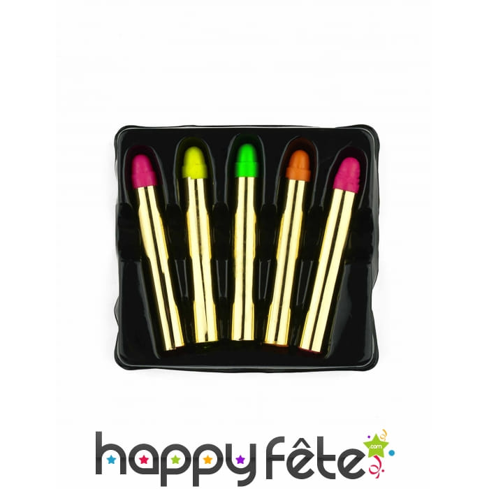 Set de 5 Crayons de maquillage UV
