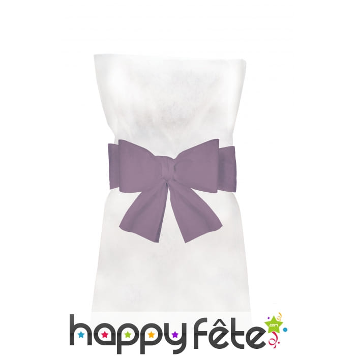 Sachet de 6 noeuds pour chaise intissée parme