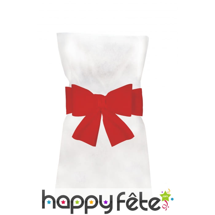 Sachet de 6 noeuds pour chaise intissée rouge