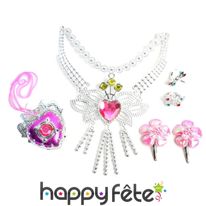 Set de 7 bijoux fantaisies pour fillette
