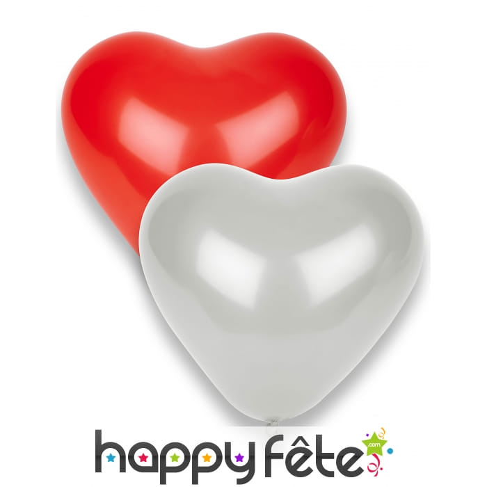 Sachet de 8 Ballons coeurs