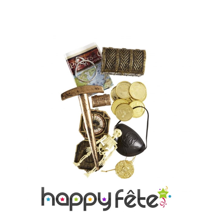 Set d'accessoires de pirate réalistes