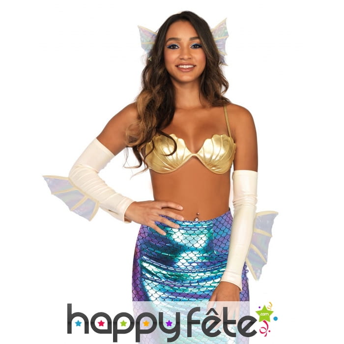 Set d'accessoires de sirène pour adulte