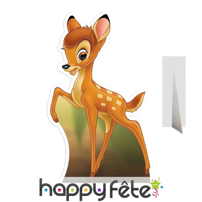 Silhouette de Bambi en carton plat