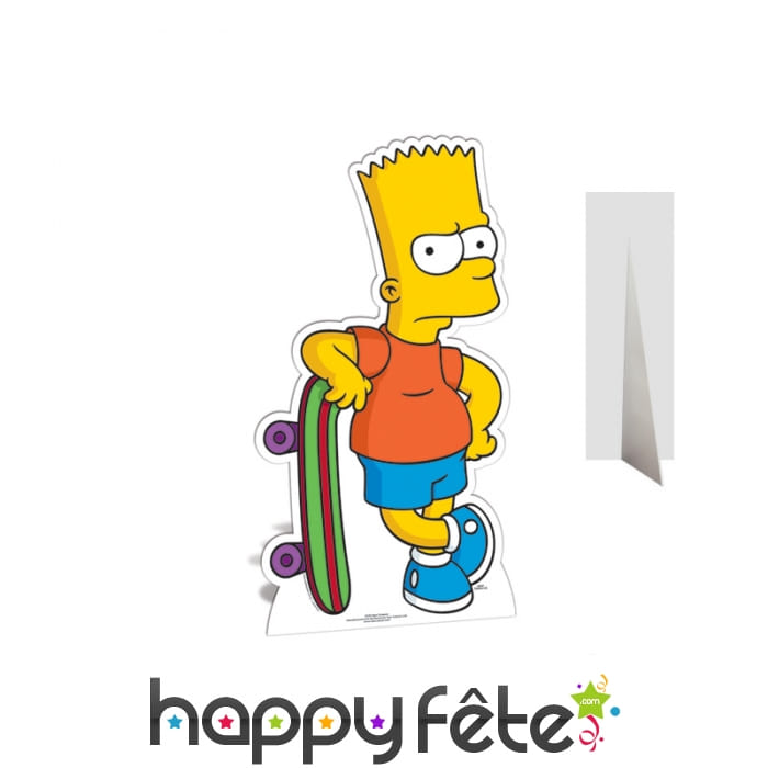 Silhouette de Bart Simpson en carton