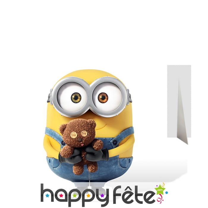 Silhouette de Bob le minion en carton