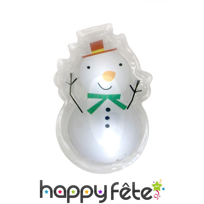 Stickers de bonhomme de neige lumineux, 15,5x12cm