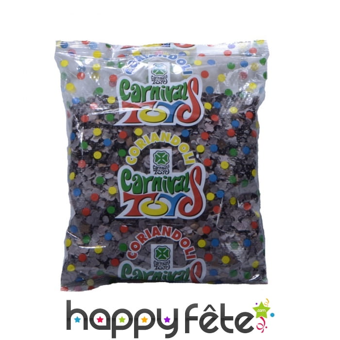 Sachet de confettis taupe