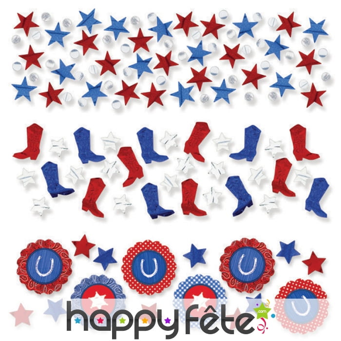 Sachet de confettis western