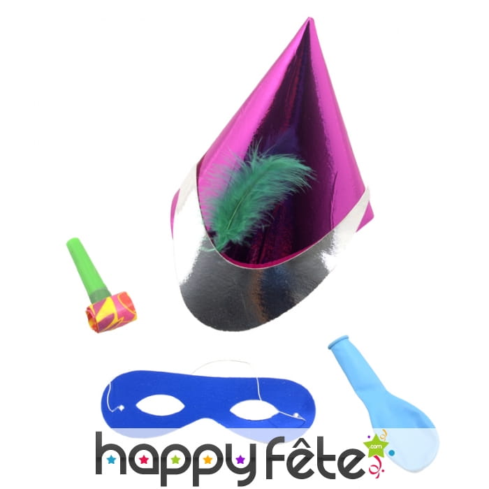 Sachet de cotillons colorés 1 personne