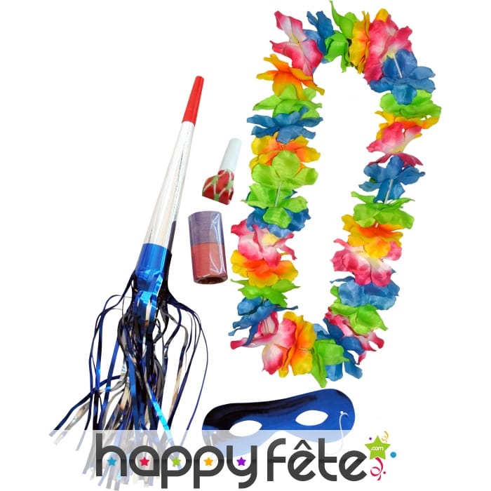 Sachet de cotillons hawai