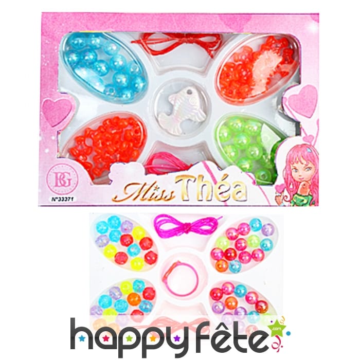 Set de création de bijoux en perles Miss Théa