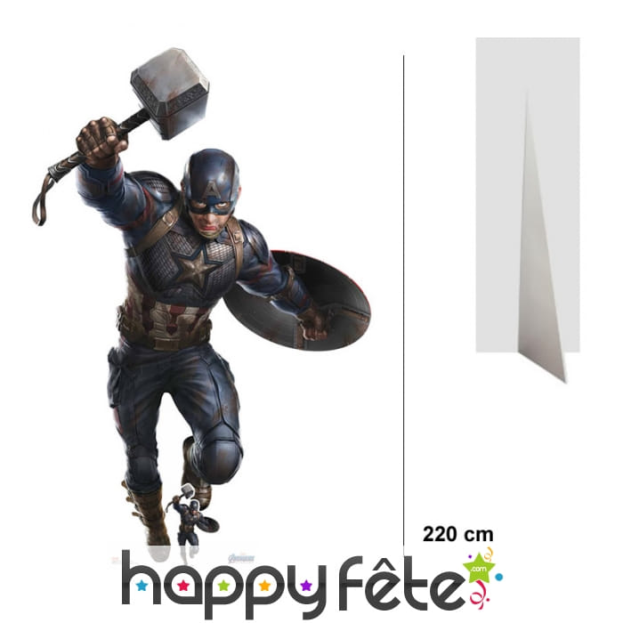 Silhouette de Captain America, 220 cm