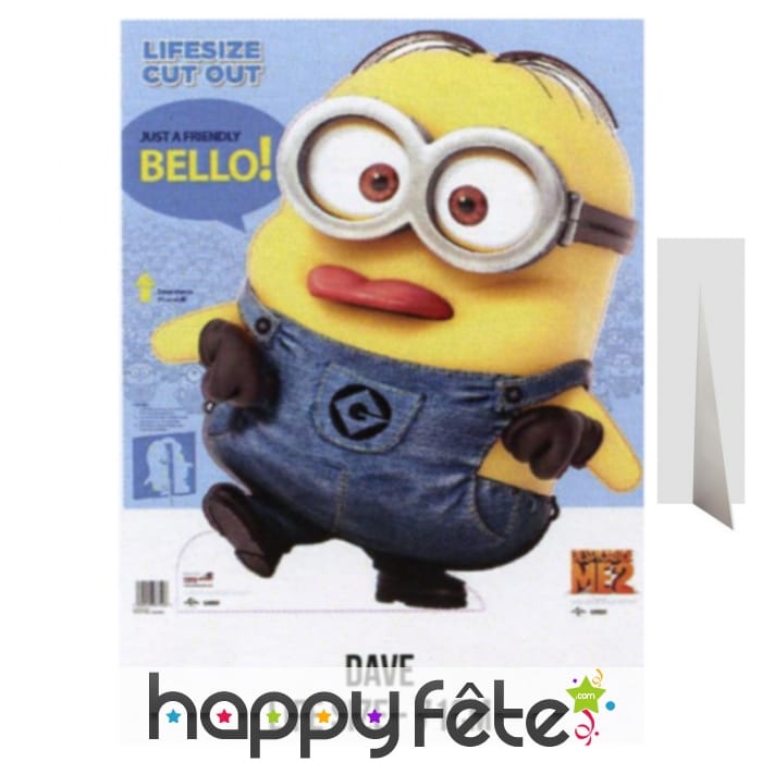 Silhouette de Dave en carton, Minions