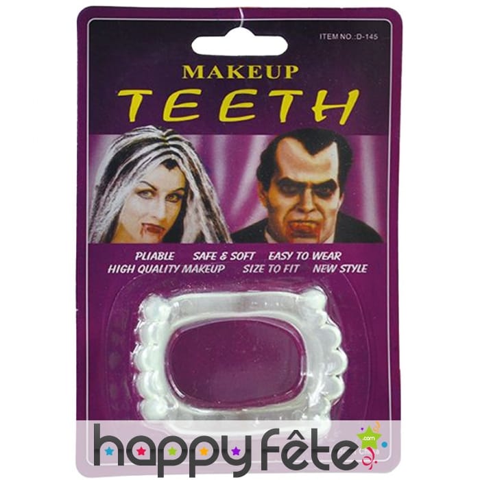 Simple dentier de vampire pour adulte