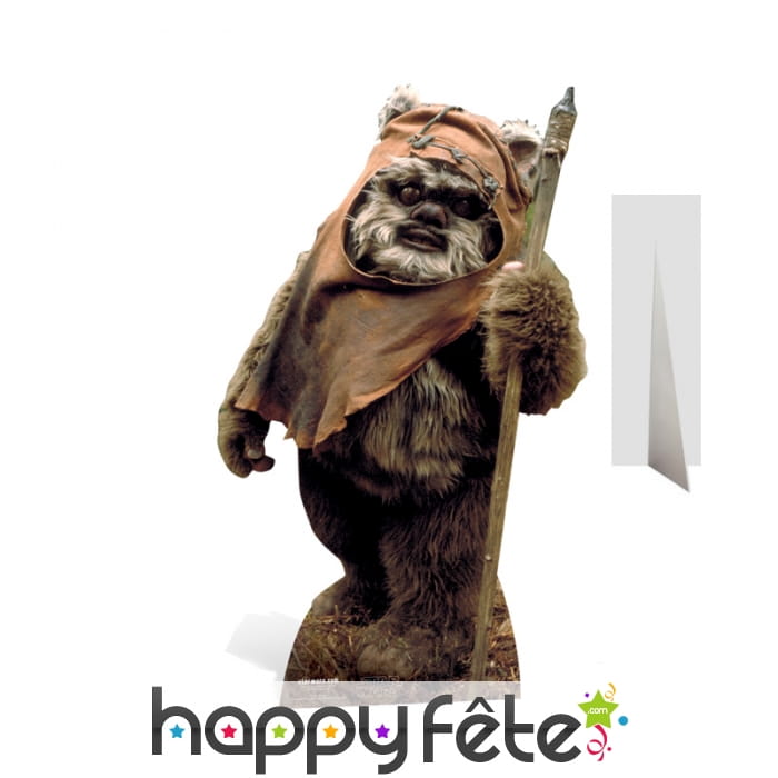 Silhouette D'ewok en carton plat
