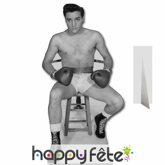Silhouette de Elvis presley boxeur