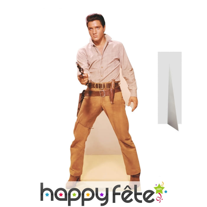 Silhouette de Elvis Presley le cowboy