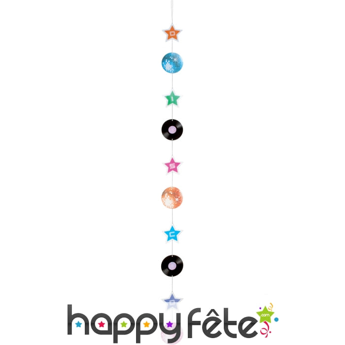 Suspension disco en carton de 185cm