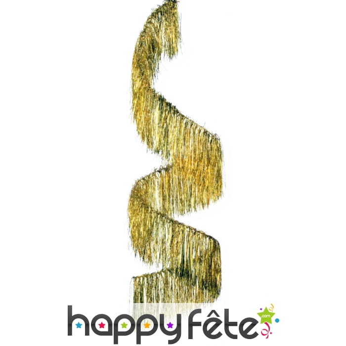 Suspension dorée en spirale, 1 M