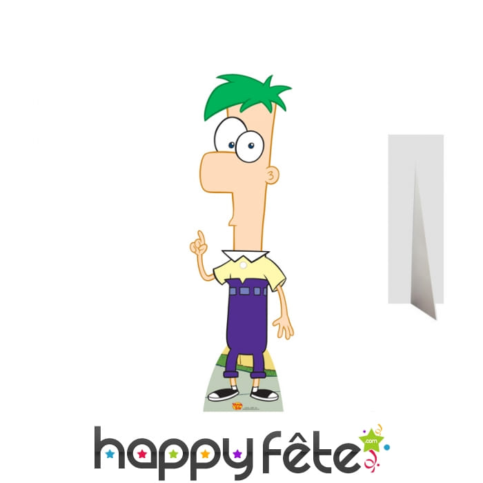 Silhouette de Ferb en carton plat