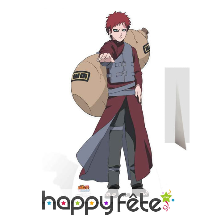 Silhouette de Gaara taille réelle, naruto