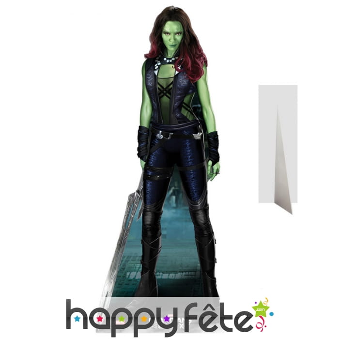 Silhouette de Gamora en carton taille réelle