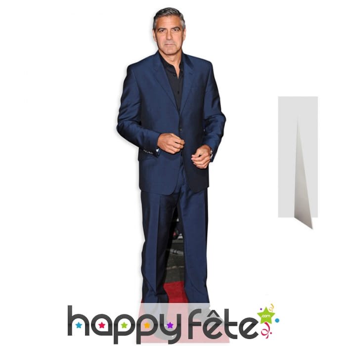 Silhouette de Georges Clooney tapis rouge