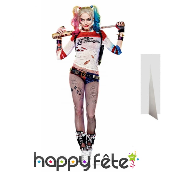 Silhouette de Harley Quinn taille réelle