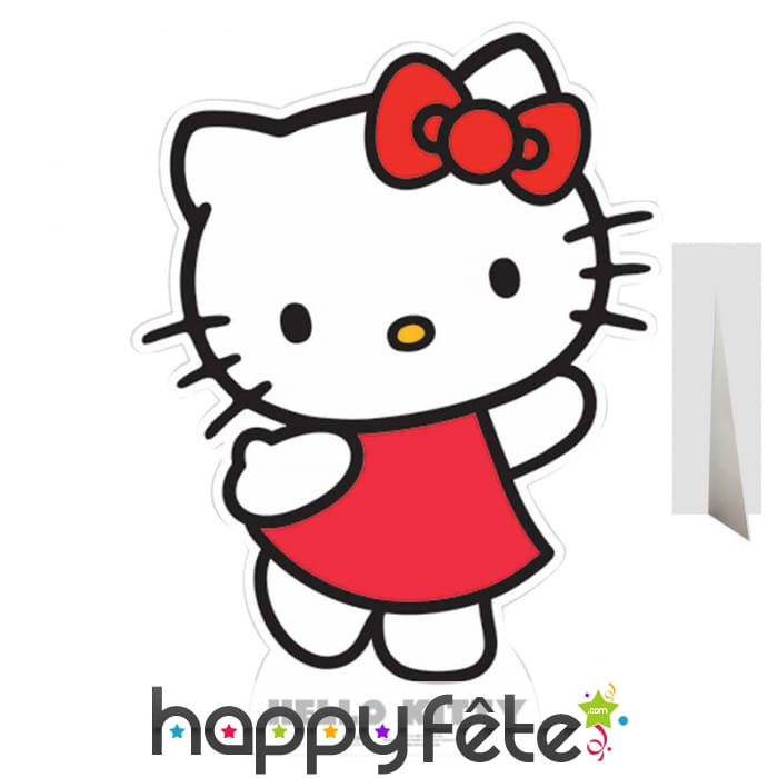 Silhouette de Hello Kitty en carton