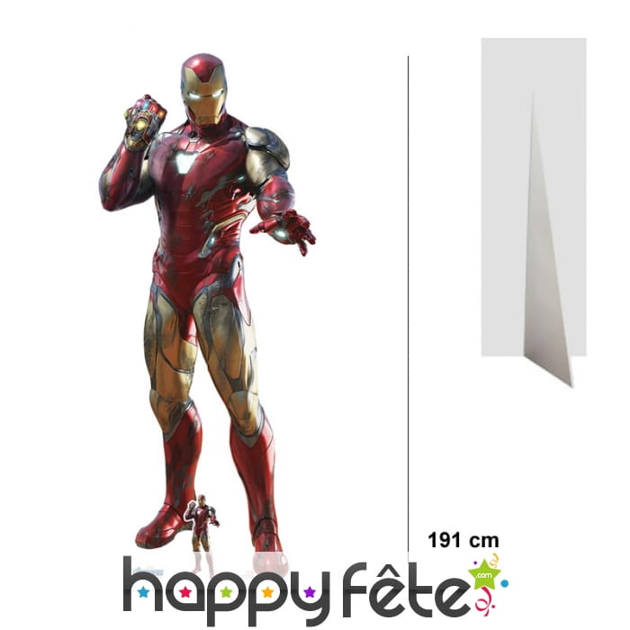 Silhouette de Iron Man taille réelle, infinity