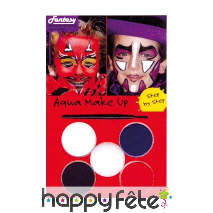 Set diable/joker aqua express avec éponge (4 x 7g)