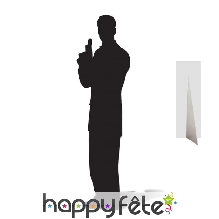 Silhouette de james bond taille réelle