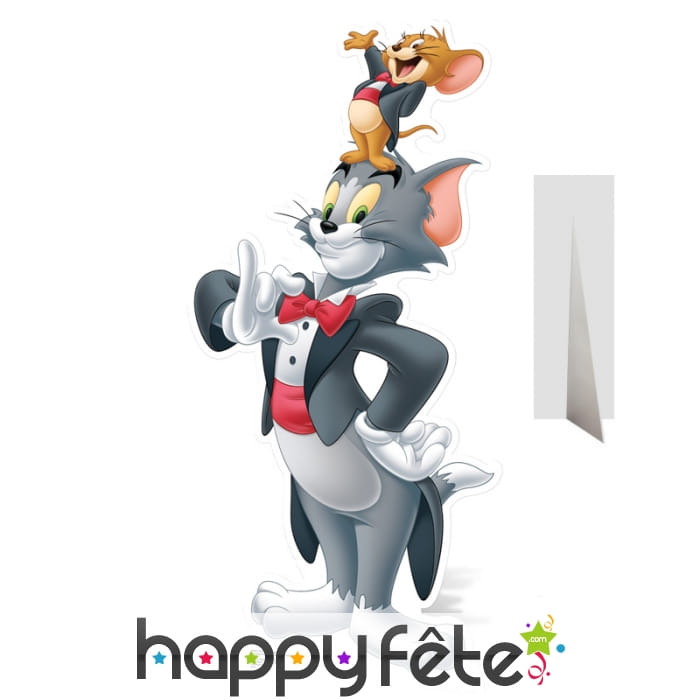 Silhouette de Jerry sur la tête de Tom