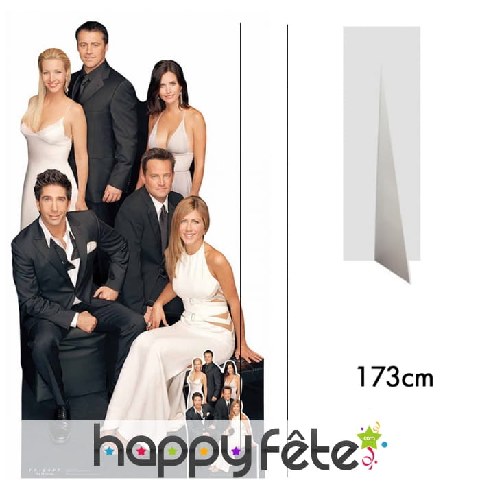 Silhouette de la série Friends, taille réelle