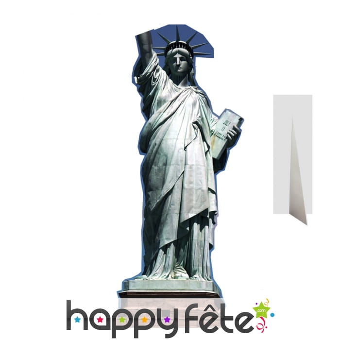 Silhouette de la statue de la liberté