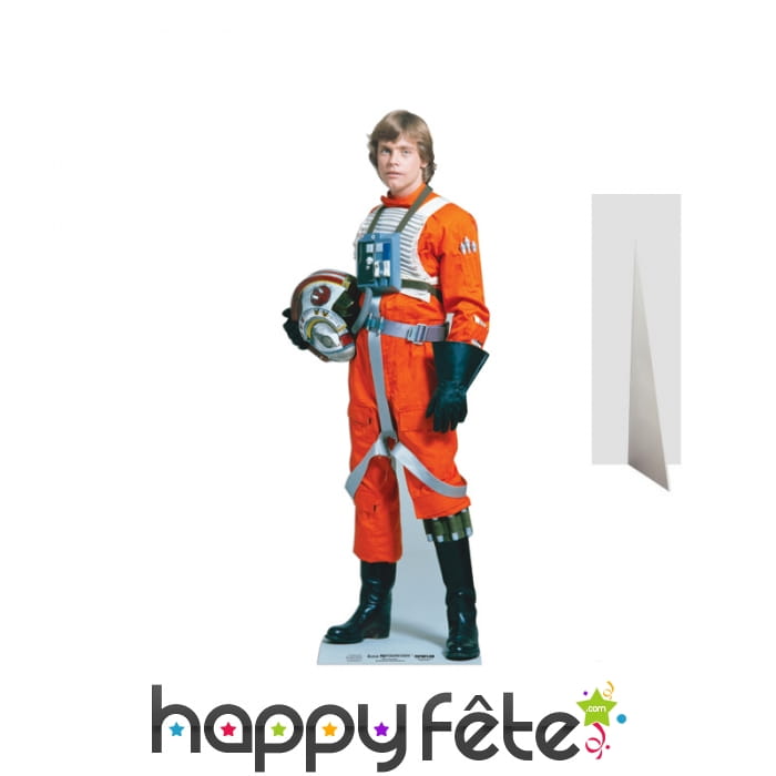 Silhouette de Luke Skywalker pilote