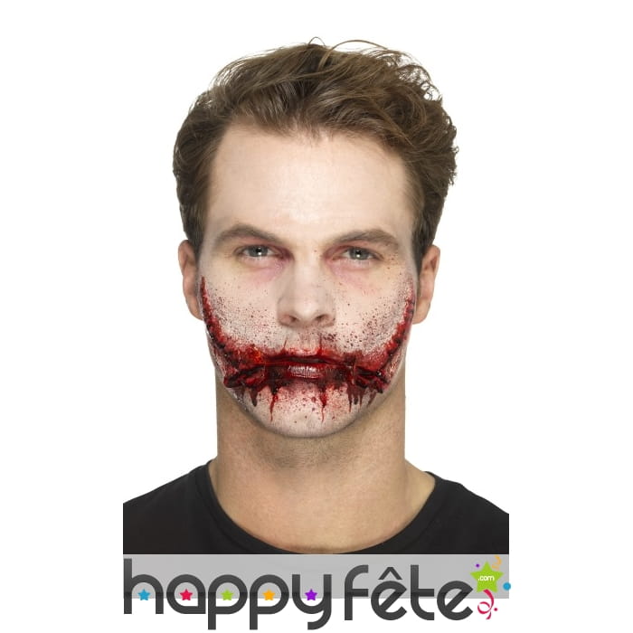 Sourire de l'ange en latex, postiche