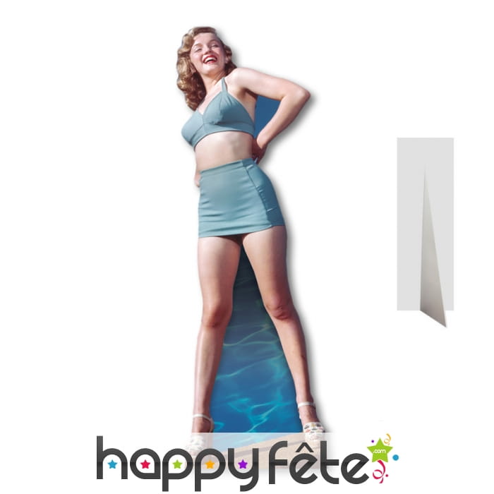 Silhouette de Marilyn Monroe en bikini