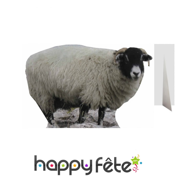 Silhouette de mouton en carton, taille réelle