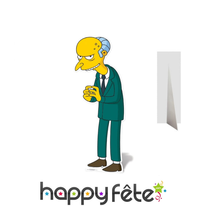Silhouette de Mr Burns en carton