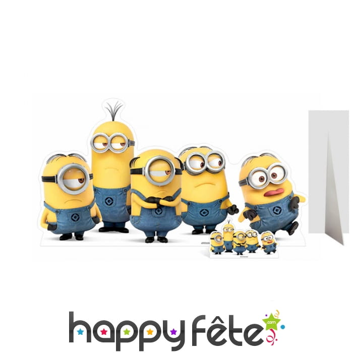 Silhouette des Minions en carton plat