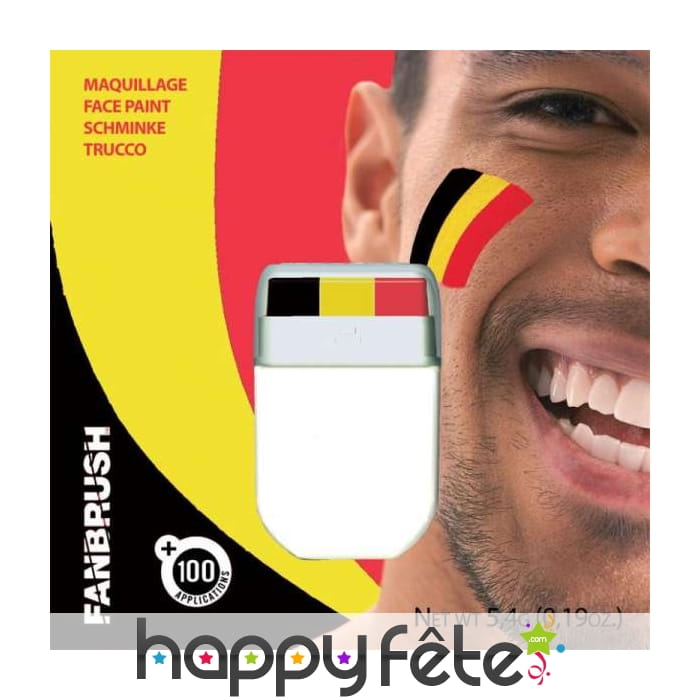 Stick de maquillage drapeau Belge