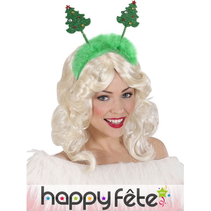 Sapins de Noël sur serre tête