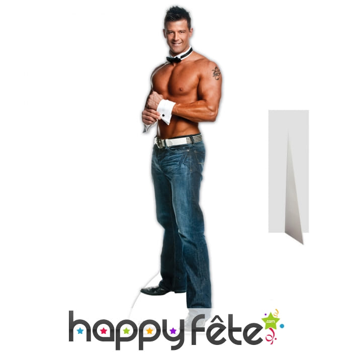 Silhouette de Nathan le strip-teaser taille réelle