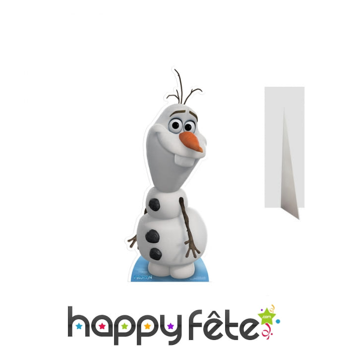 Silhouette de Olaf en carton taille réelle