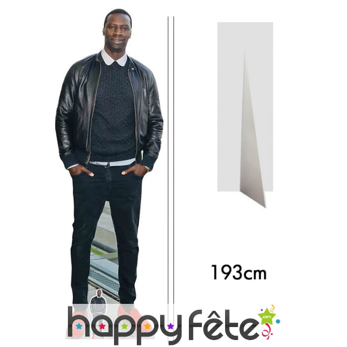 Silhouette de Omar Sy taille réelle
