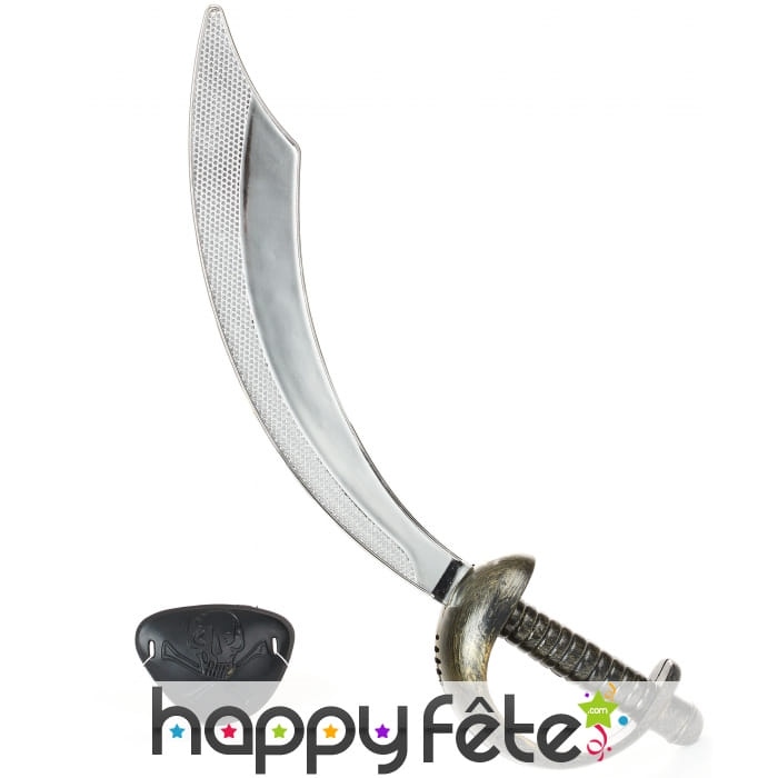 Sabre de pirate avec cache oeil